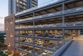 9-Level Car Parking at Neelkanth Palms