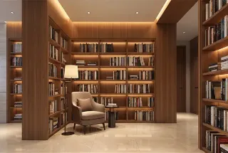 Library at Neelkanth Palms